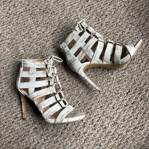 Vince Camuto Freshi Cage Lace Up Pumps